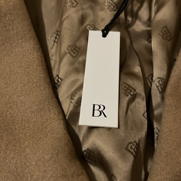 BANANA REPUBLIC OVERSIZED WOOL-CASHMERE WRAP COAT - Picture 12 of 13
